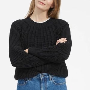 Everlane • Texture Cotton Crew Sweater